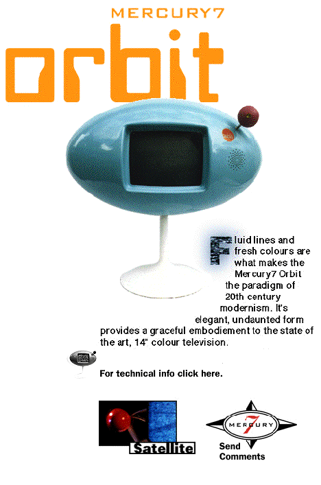 MERCURY 7 / ORBIT TELEVISION