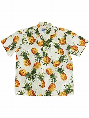 ORIGINAL HAWAIIHEMD - TROPICAL GOLD CREAM - WAIMEA CASUAL