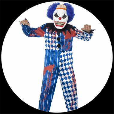 Horror Clown Kostm - Kinder - Klicken fr grssere Ansicht