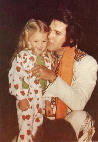 Elvis Presley - mit Kind/M�dchen