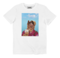 ALF MILKSHAKE T-SHIRT - 80S SERIES T-SHIRT - WHITE