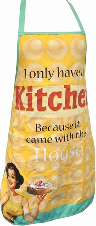 K�CHENSCH�RZE RETRO - I ONLY HAVE A KITCHEN auf einer Engelburg Wunschliste / Geschenkidee