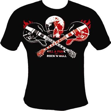 KILL A PUNK SHIRT - SCHWARZ auf einer Courrendlin Wunschliste / Geschenkidee