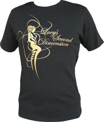 LUCY�S SECOND DIMENSION - BLACK/GOLD - SHIRT auf einer Seuzach Wunschliste / Geschenkidee