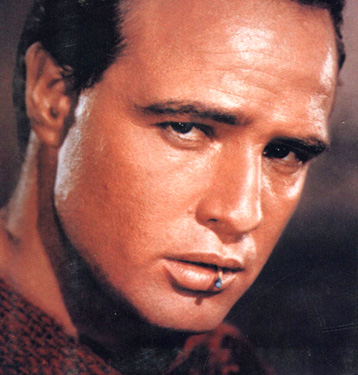 Marlon Brando - mit Z�ndholz im Mundwinkel