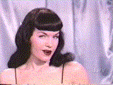 Bettie Page - am Koketieren