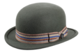 rban Bowler nieder Wolle striped kaperngr�n