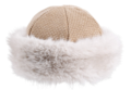 Toque mit Pelz