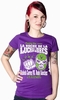  x MEXICAN WRESTLING GIRL SHIRT LILA