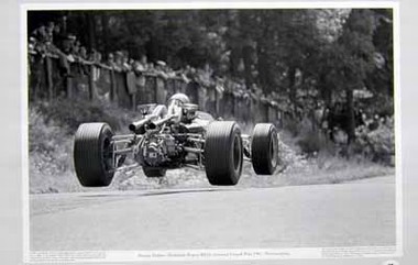 NÜRBURGRING 1967, HULME IM BRABHAM REPCO BT24. POSTER