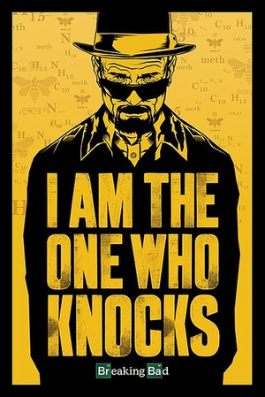 BREAKING BAD POSTER I AM THE ONE WHO KNOCKS auf einer Seuzach Wunschliste / Geschenkidee